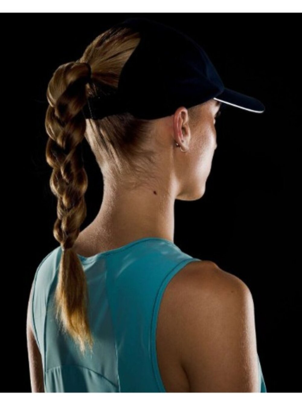 Lululemon Womens Fast and Free Ponytail Running Hat in Navy